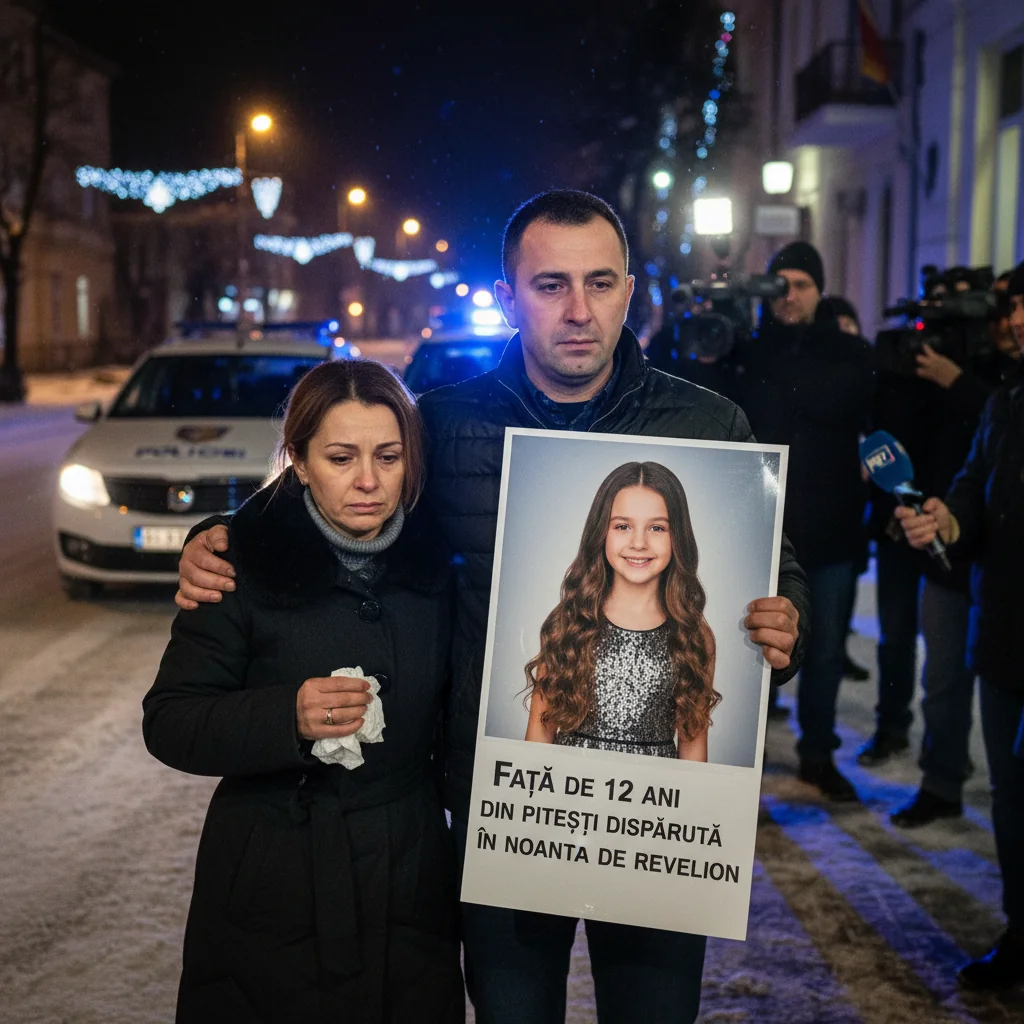 Adolescentă de 12 ani din Pitești dată dispărută în noaptea de Revelion 2025–2026