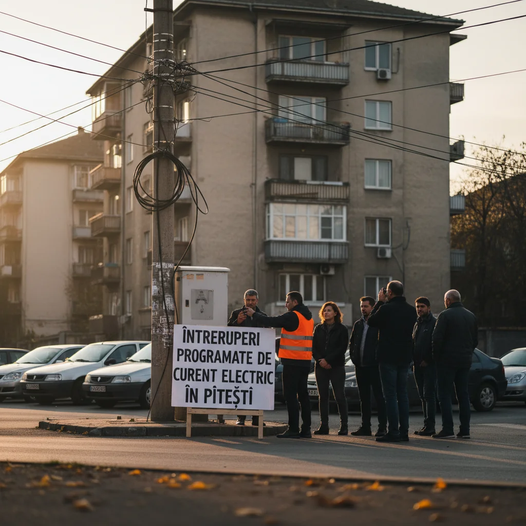 Lucrări la rețea și întreruperi programate de curent anunțate în Pitești
