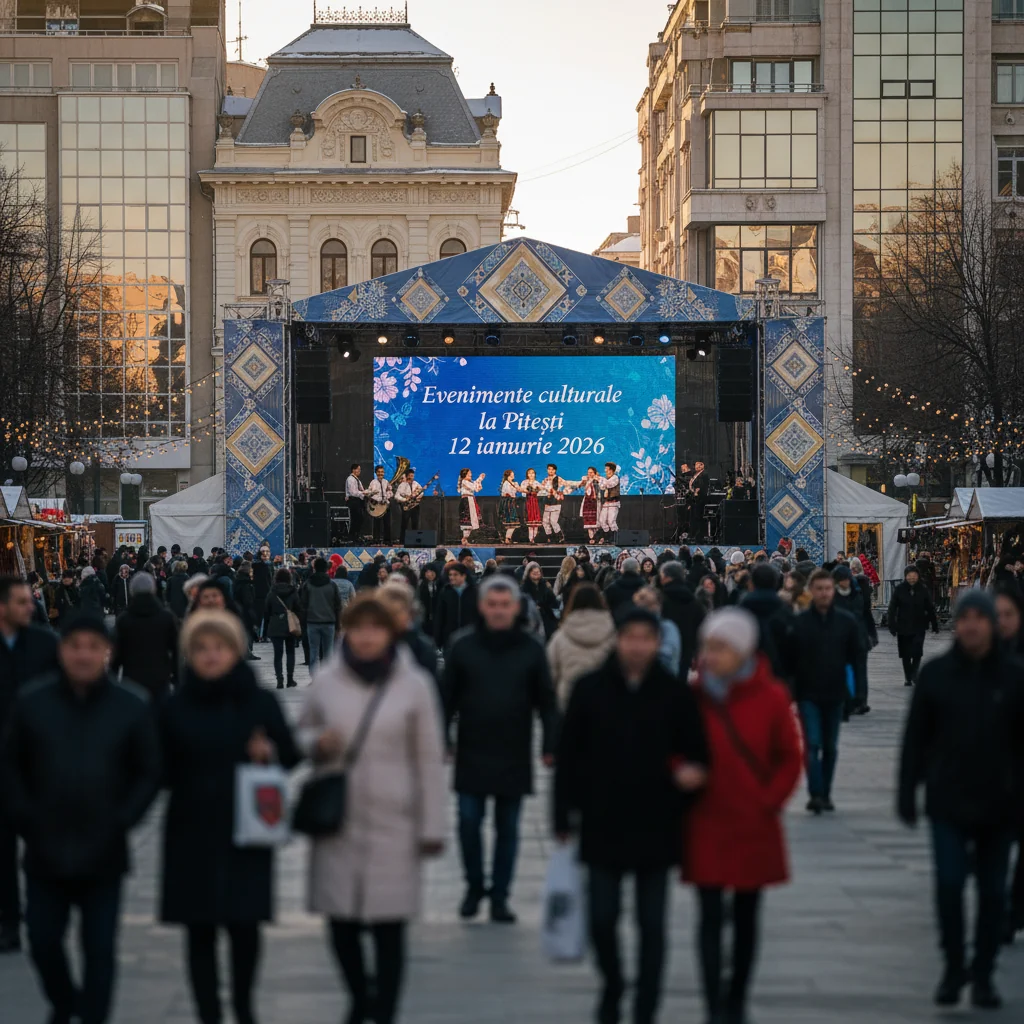Program cultural și educativ anunțat la Pitești pentru 12 ianuarie 2026