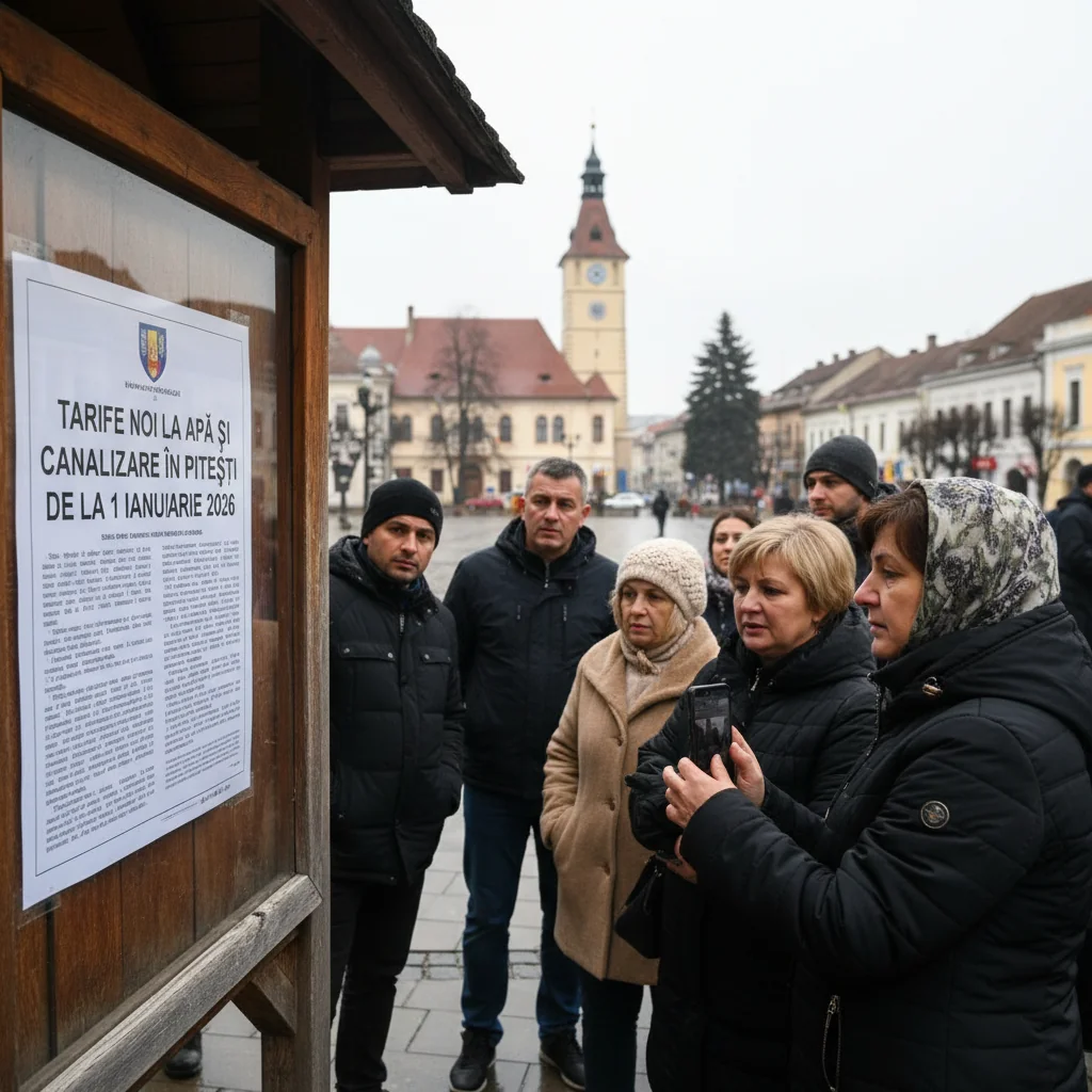 Tarife actualizate la apă și canalizare în Pitești de la 1 ianuarie 2026