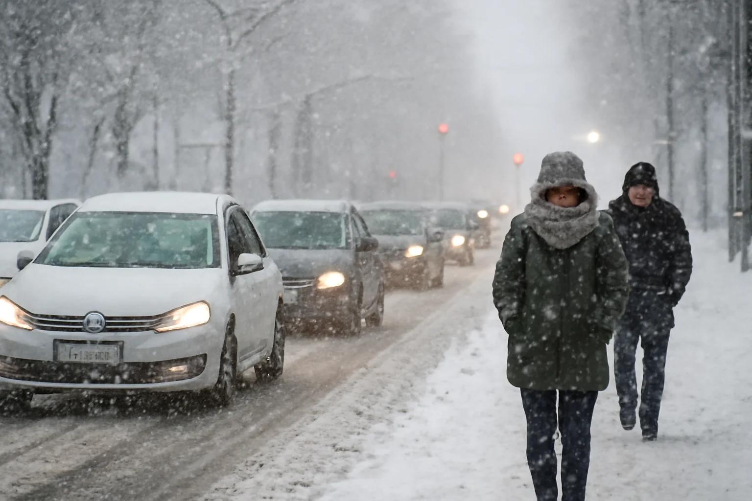 Cod roșu de ninsoare: legături aeriene și rutiere afectate între București și Pitești