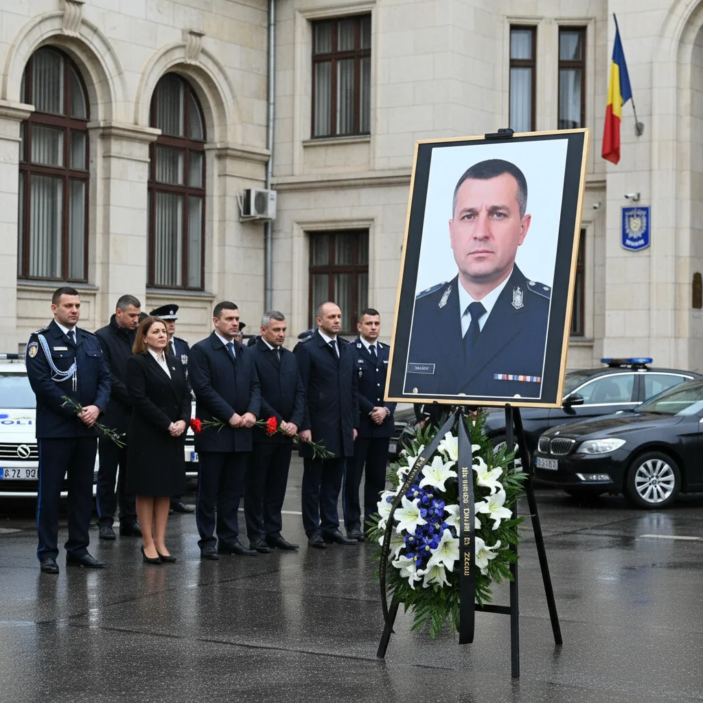 Comisar-șef Marius-Daniel Mîrzacu a murit în timpul serviciului la Pitești