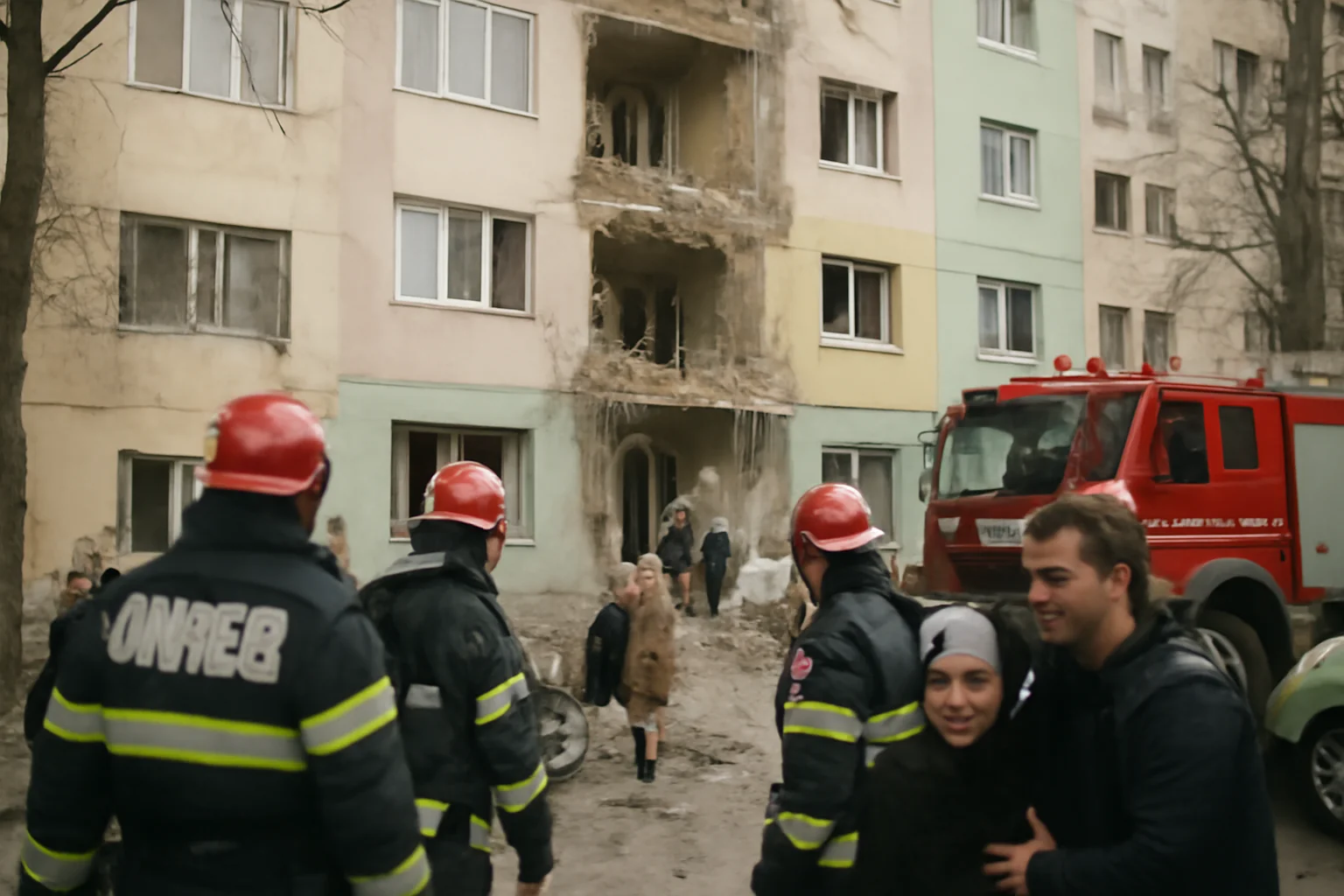 Explozie într-un bloc din Titu, anunțată și la Pitești: intervenție ISU și evacuarea locatarilor