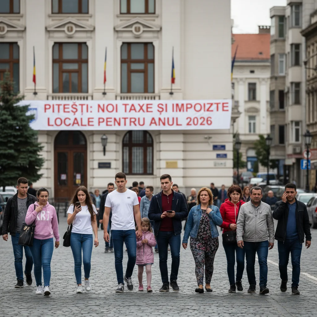 Pitești: Consiliul Local aprobă noile taxe și impozite locale pentru anul fiscal 2026