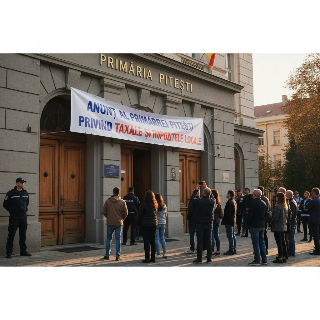 Primăria Pitești anunță calendarul pentru plata taxelor și impozitelor locale în 2026