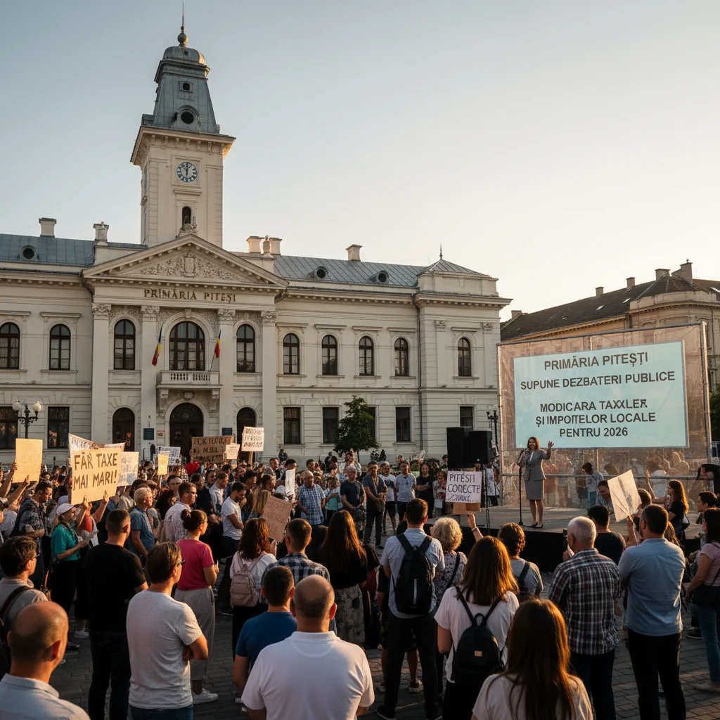 Primăria Pitești deschide dezbaterea publică pe proiectul de taxe și impozite locale pentru 2026