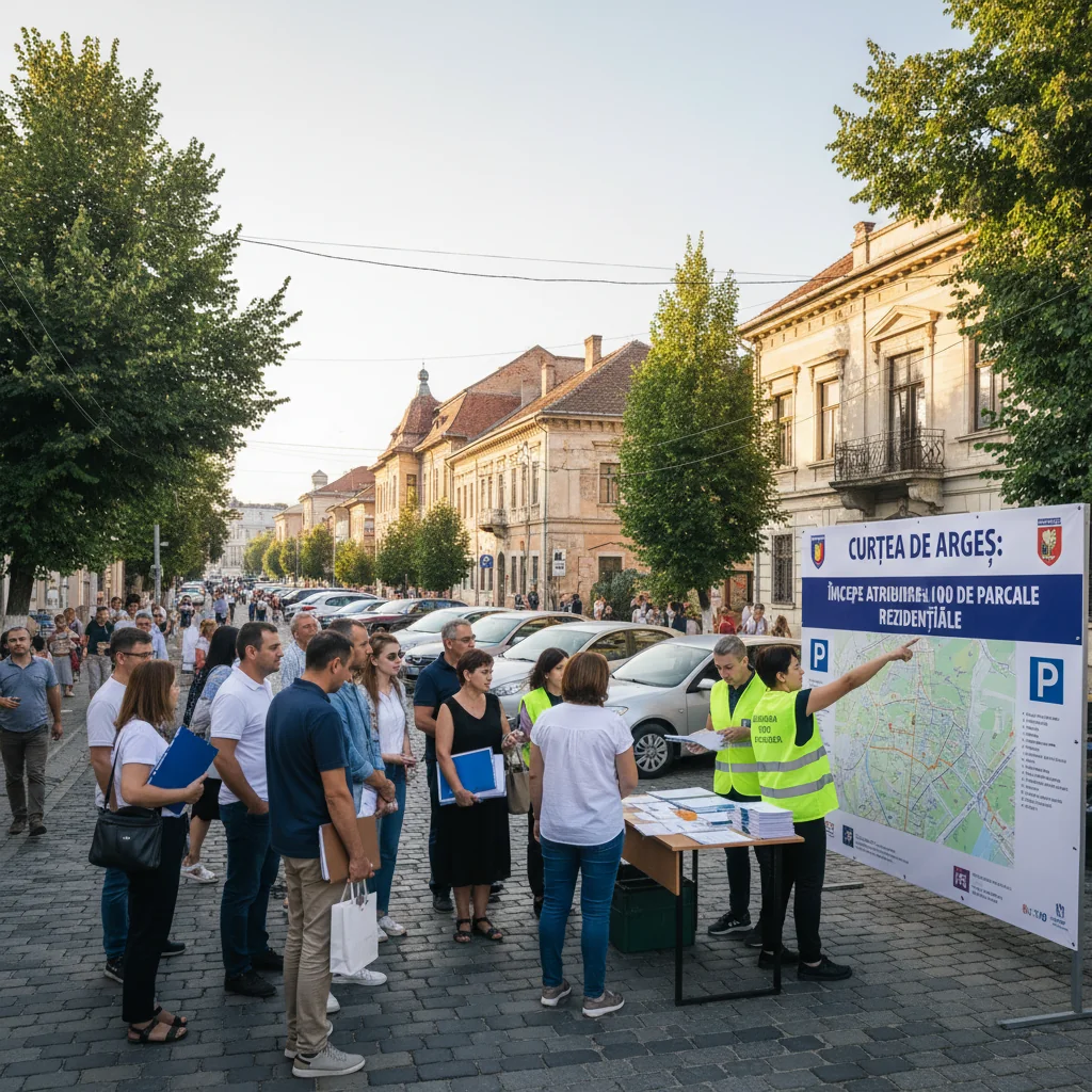 Procedura pentru locurile de parcare rezidențiale începe la Curtea de Argeș. Detalii importante pentru șoferii din Pitești și județ
