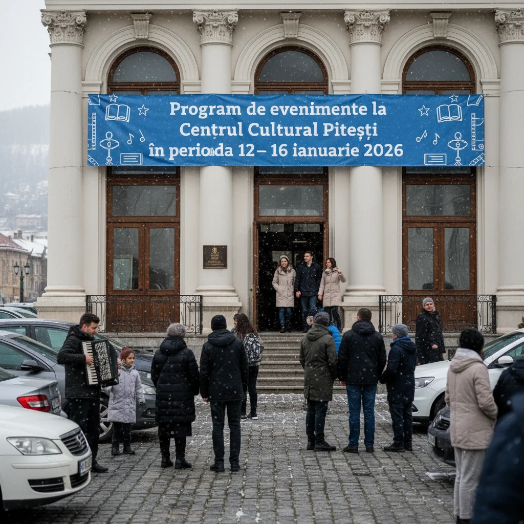 Program cultural și de dezvoltare personală la Centrul Cultural Pitești, între 12 și 16 ianuarie 2026