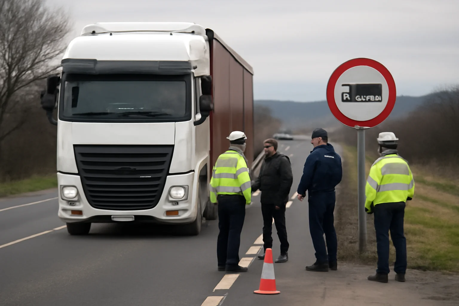 Restricții pentru camioane pe DN7 Pitești–Sibiu: măsuri de trafic pentru vehiculele peste 7,5 tone