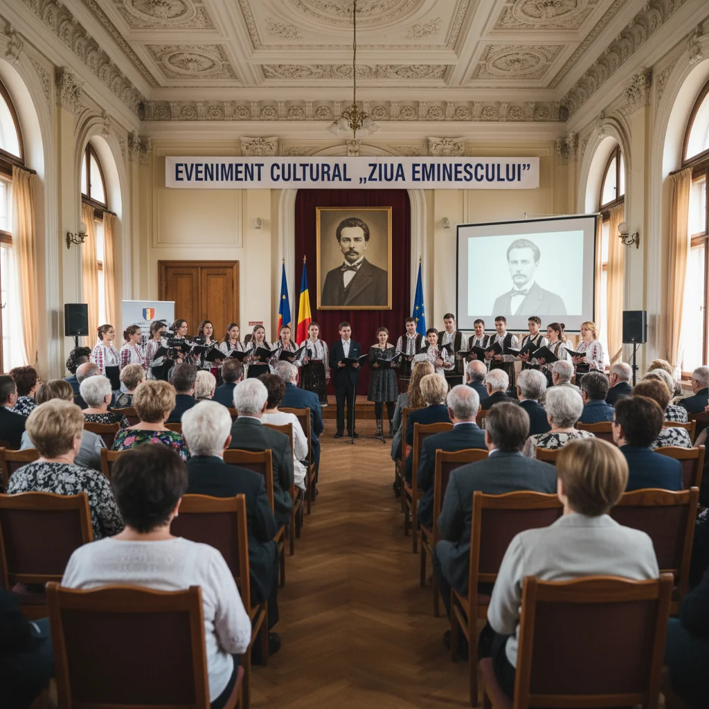 „Ziua Eminescului”, marcată printr-un eveniment cultural la Cercul Militar din Curtea de Argeș, anunțat pentru publicul din Pitești