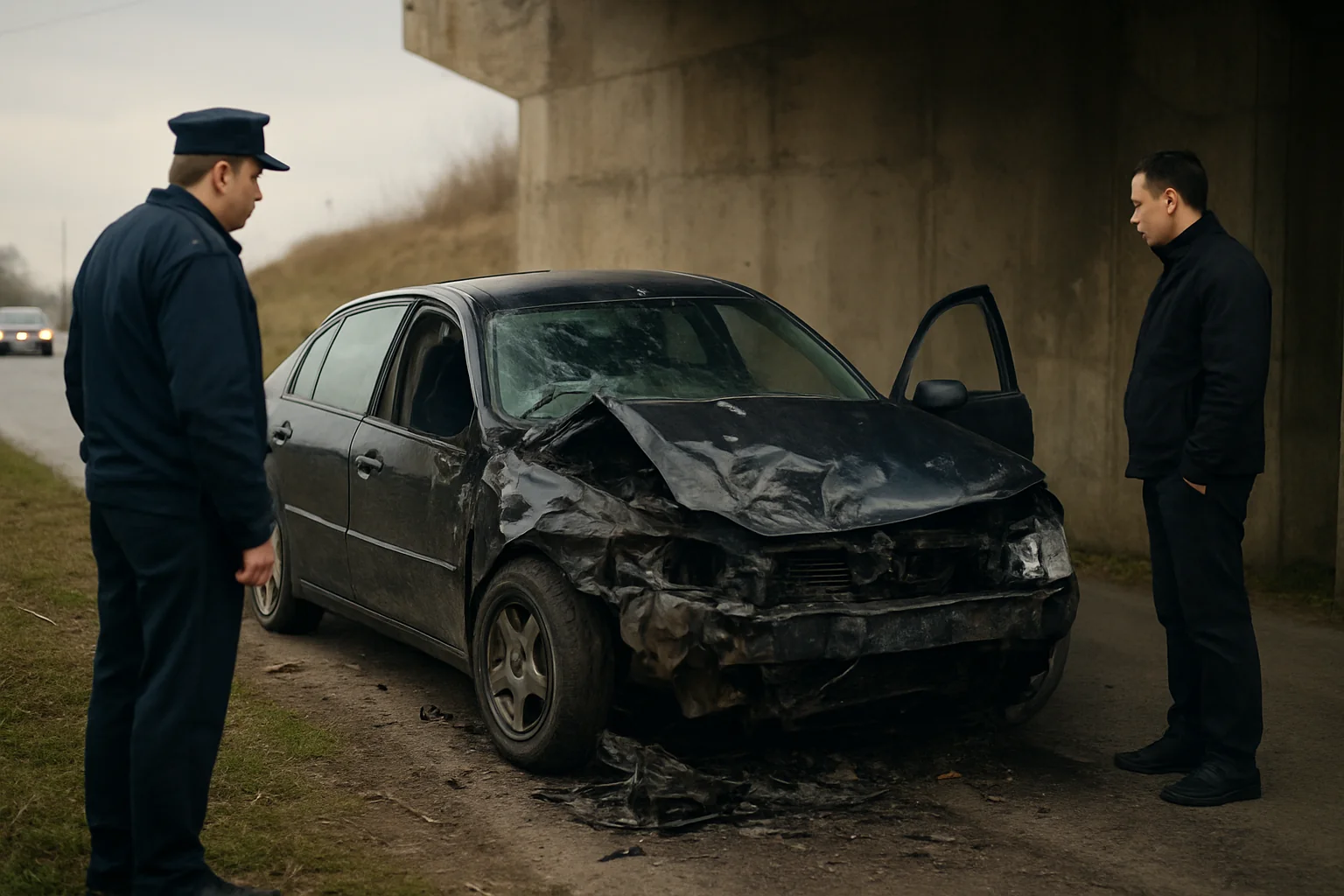 Accident grav Adjud: Un mort, doi răniți pe DN2 E85
