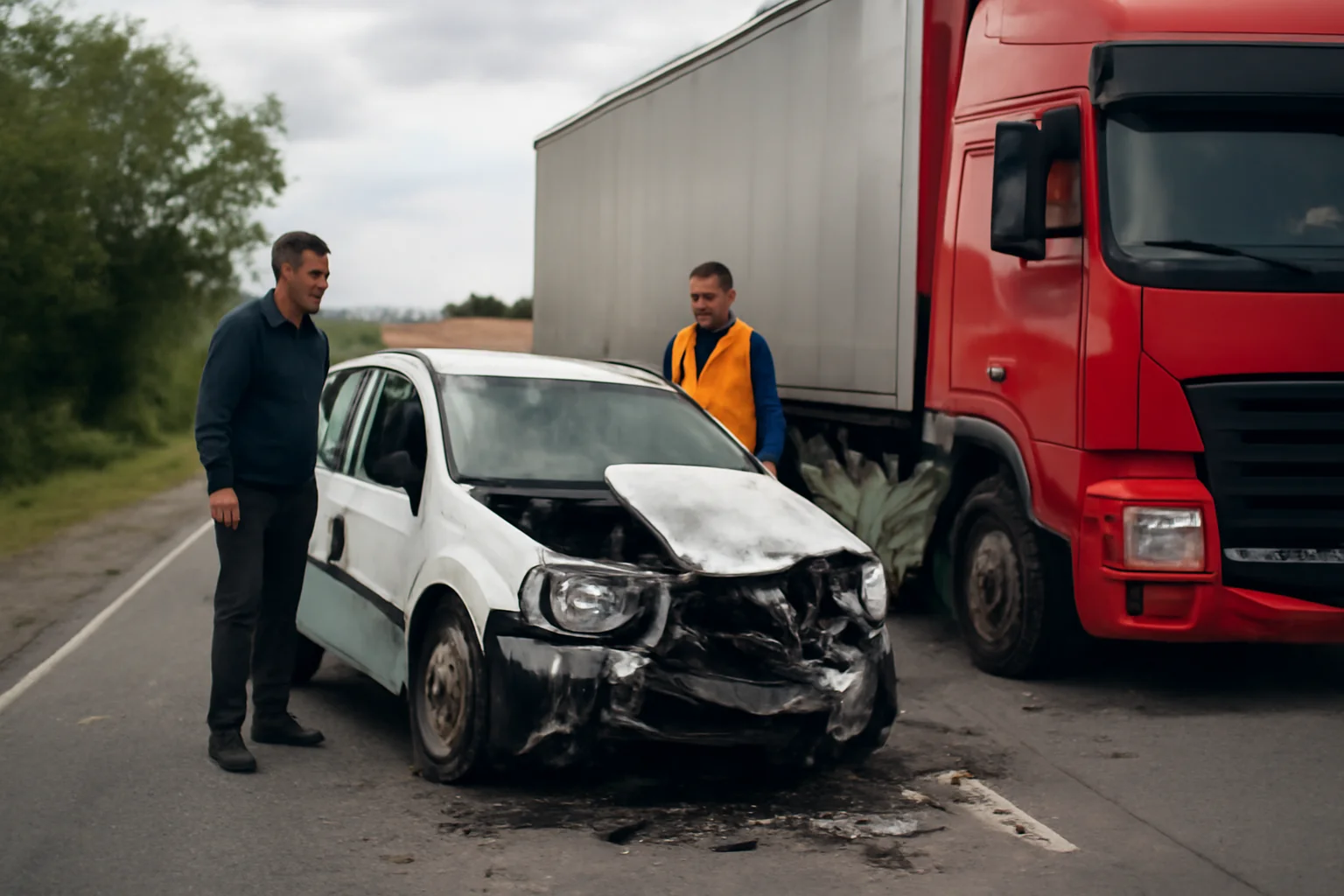 Accident pe DN 7: Victimă în ciocnirea autoturism-autotren