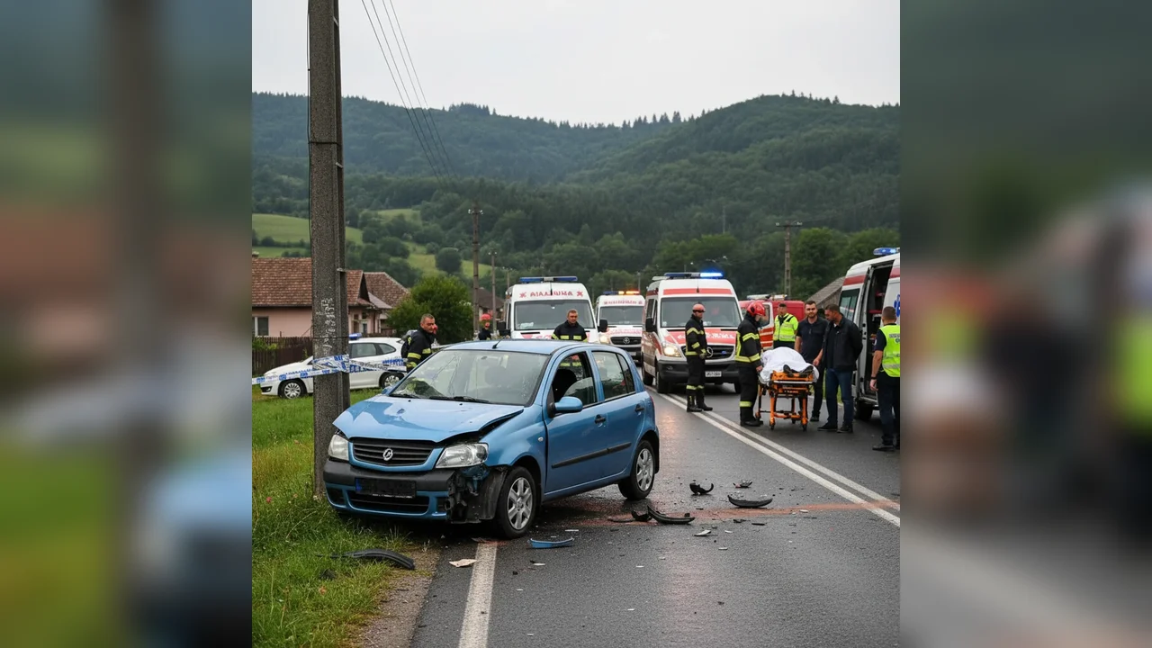 Accident cu pieton la Mioveni, pe bulevardul Dacia