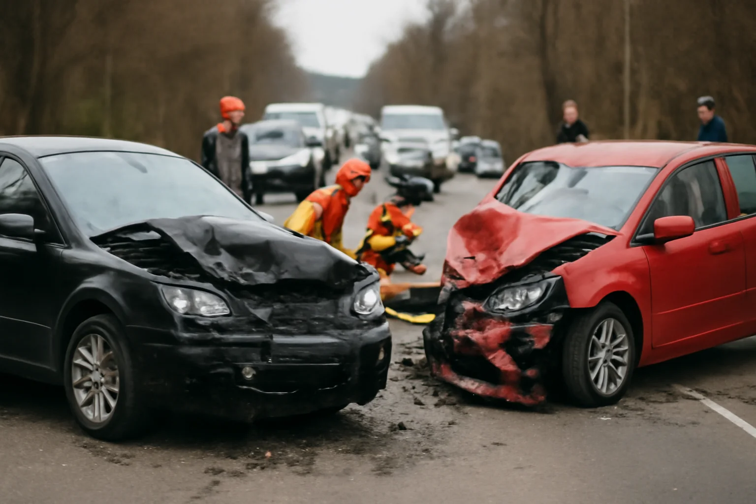 Accident rutier cu doi răniți în Argeș. Trafic blocat temporar la Pitești