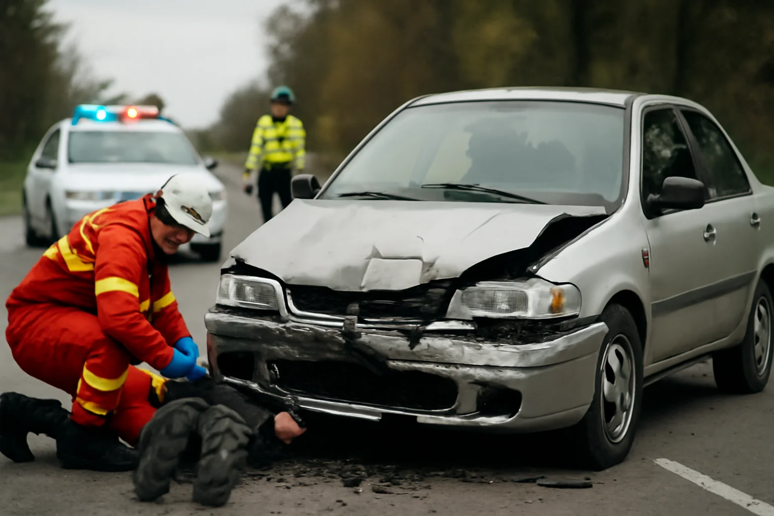Accident rutier grav în județul Argeș, o persoană rănită