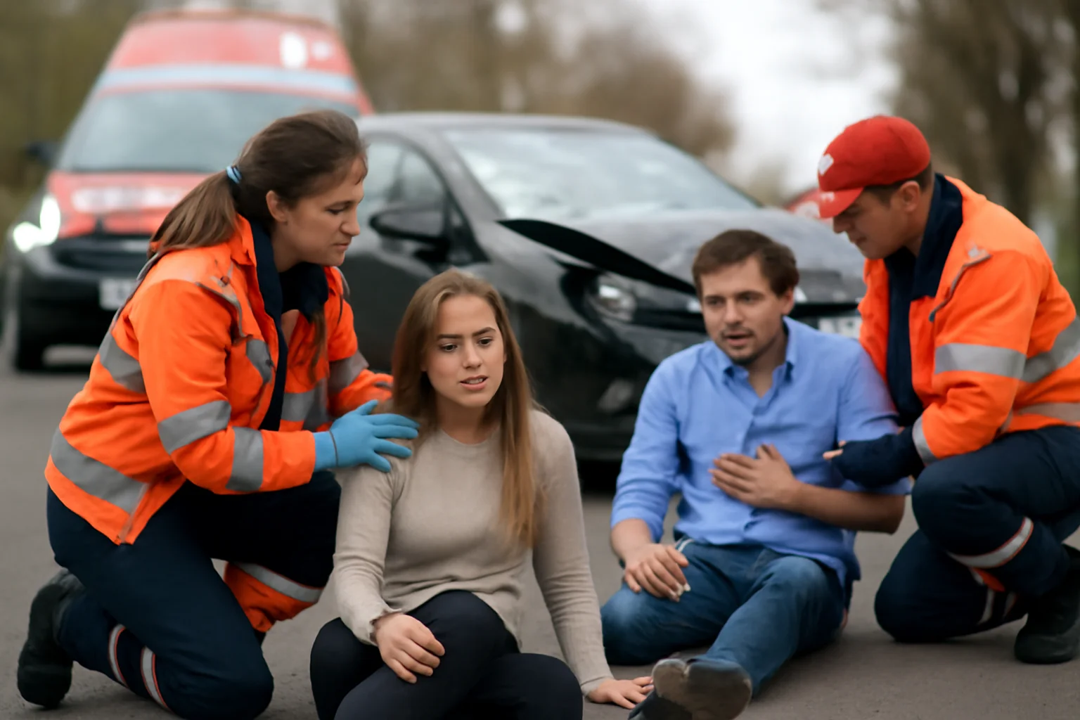Accident rutier în Pitești: două persoane au necesitat asistență medicală