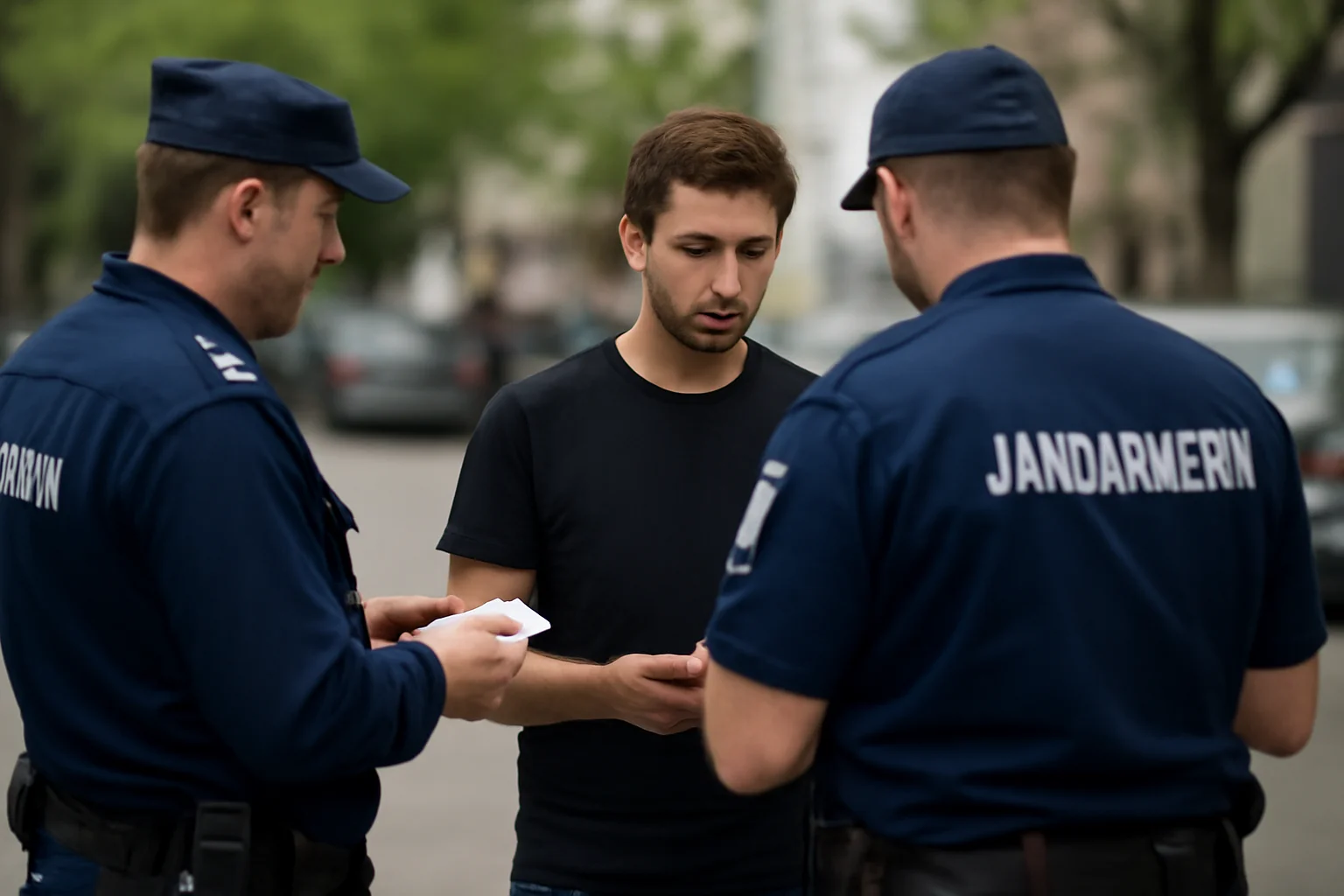 Amenzi aplicate de jandarmi pentru tulburarea ordinii publice în Pitești
