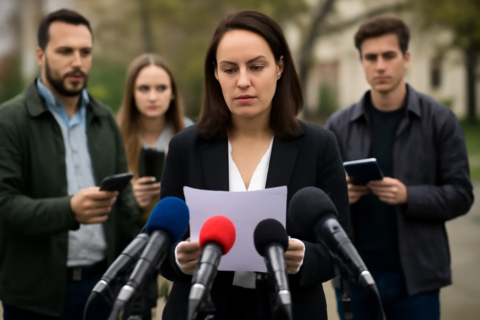 Anunț oficial pentru presă și publicul local