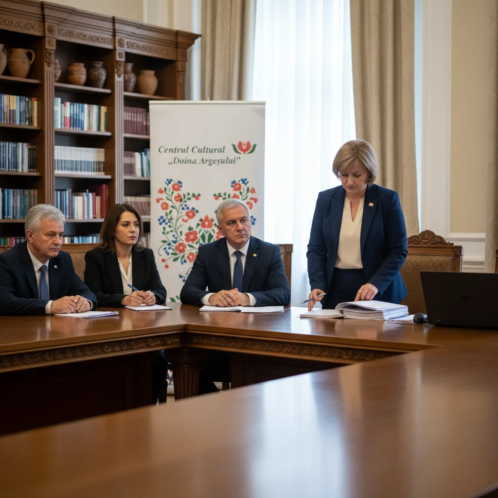 Argentina Culcuș a susținut examenul pentru conducerea Centrului Cultural Doina Argeșului