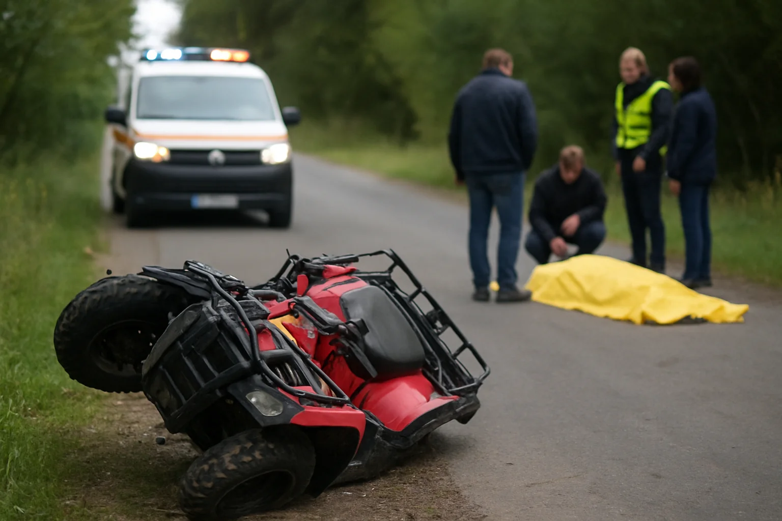 Bărbat decedat după un accident cu ATV în Aiud