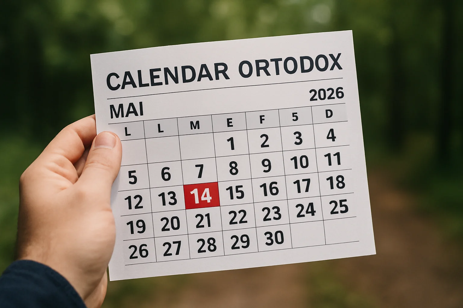 Calendar ortodox – 2026-05-14
