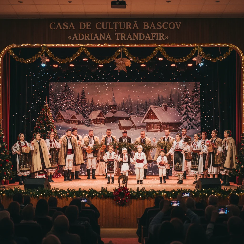 Casa de Cultură Bascov Adriana Trandafir prezintă un spectacol tradițional de Crăciun plin de emoție