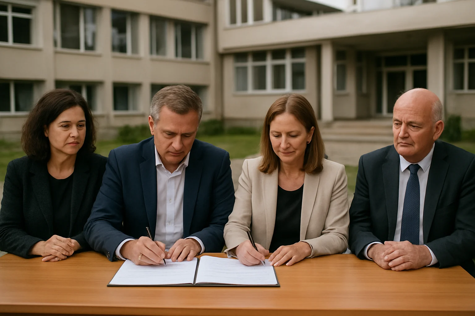 Contract semnat pentru noua cantină la Colegiul Economic