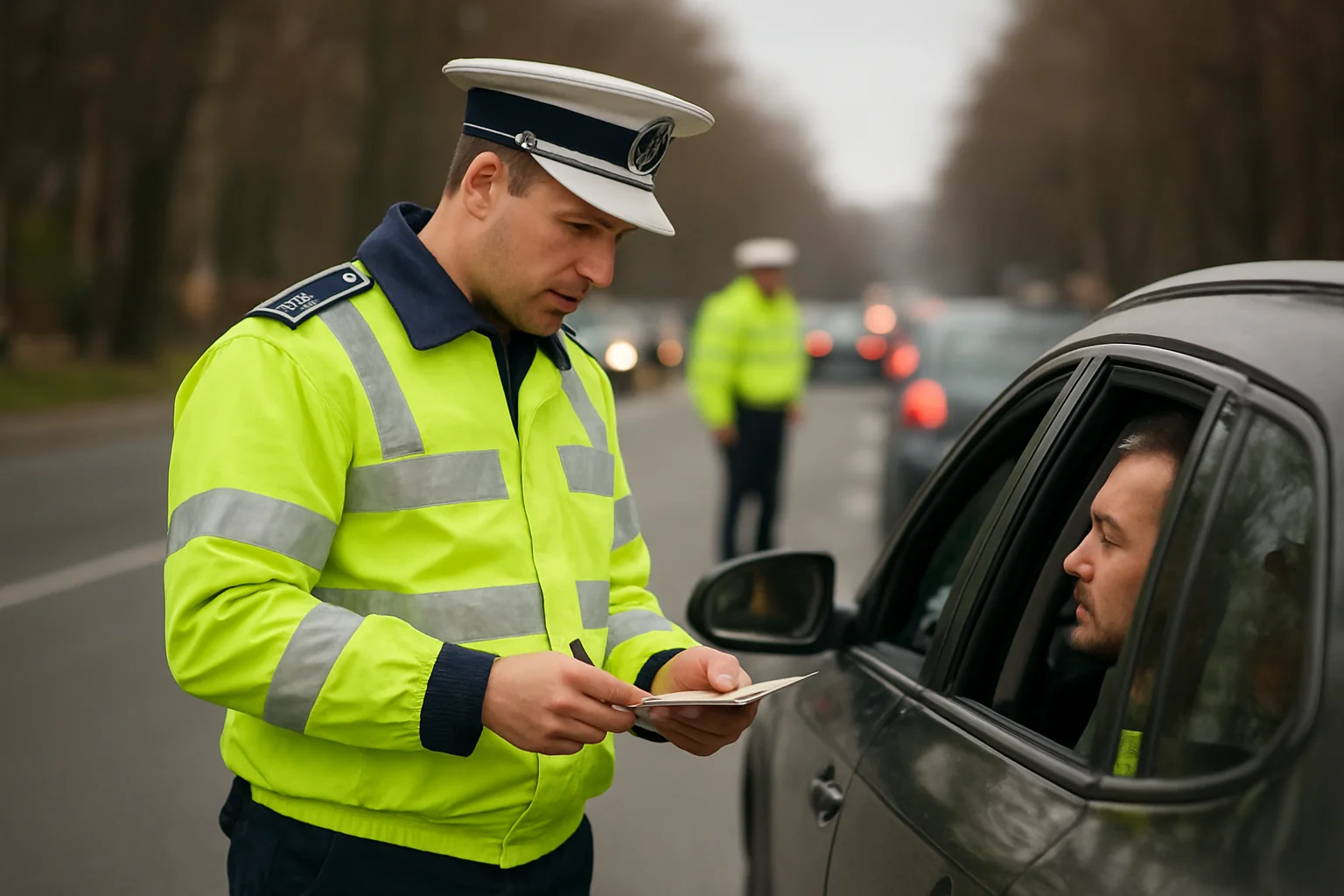 Controale rutiere în Pitești: Sute de sancțiuni aplicate