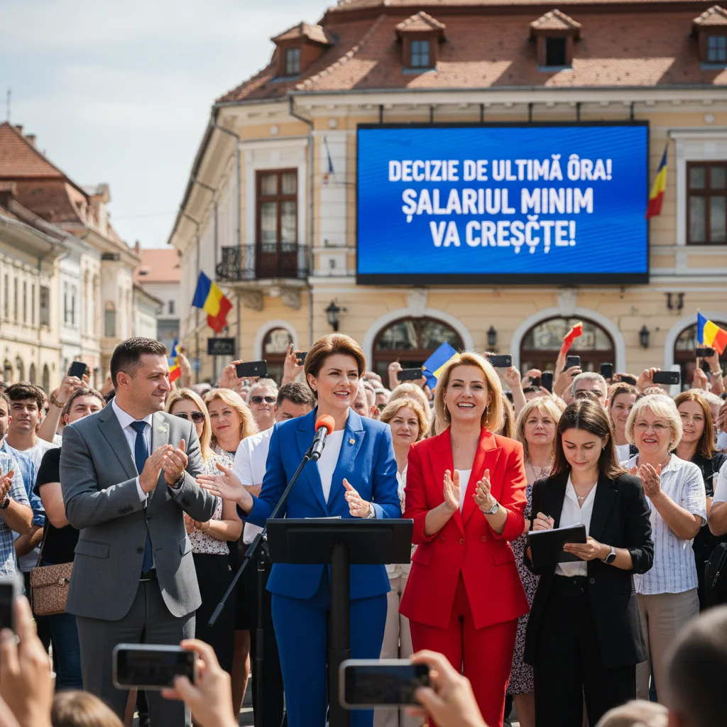 Crește salariul minim în România!