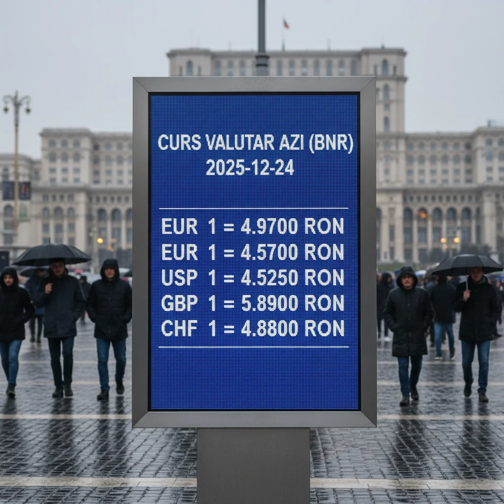 Curs valutar azi (BNR) – 2025-12-24