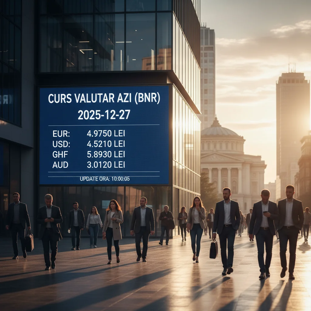 Curs valutar azi (BNR) – 2025-12-27
