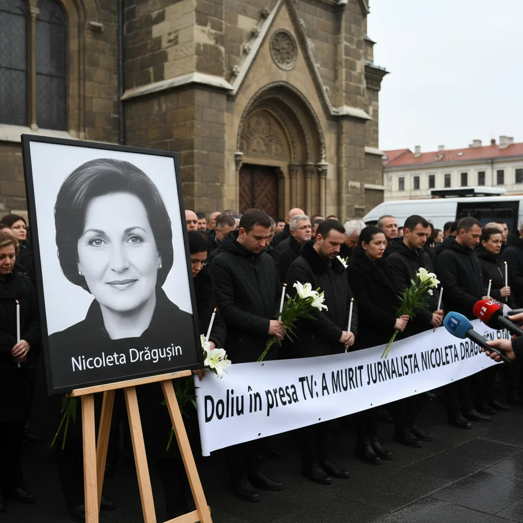 Doliu în presa TV din Pitești: jurnalista Nicoleta Drăgușin a încetat din viață la 46 de ani