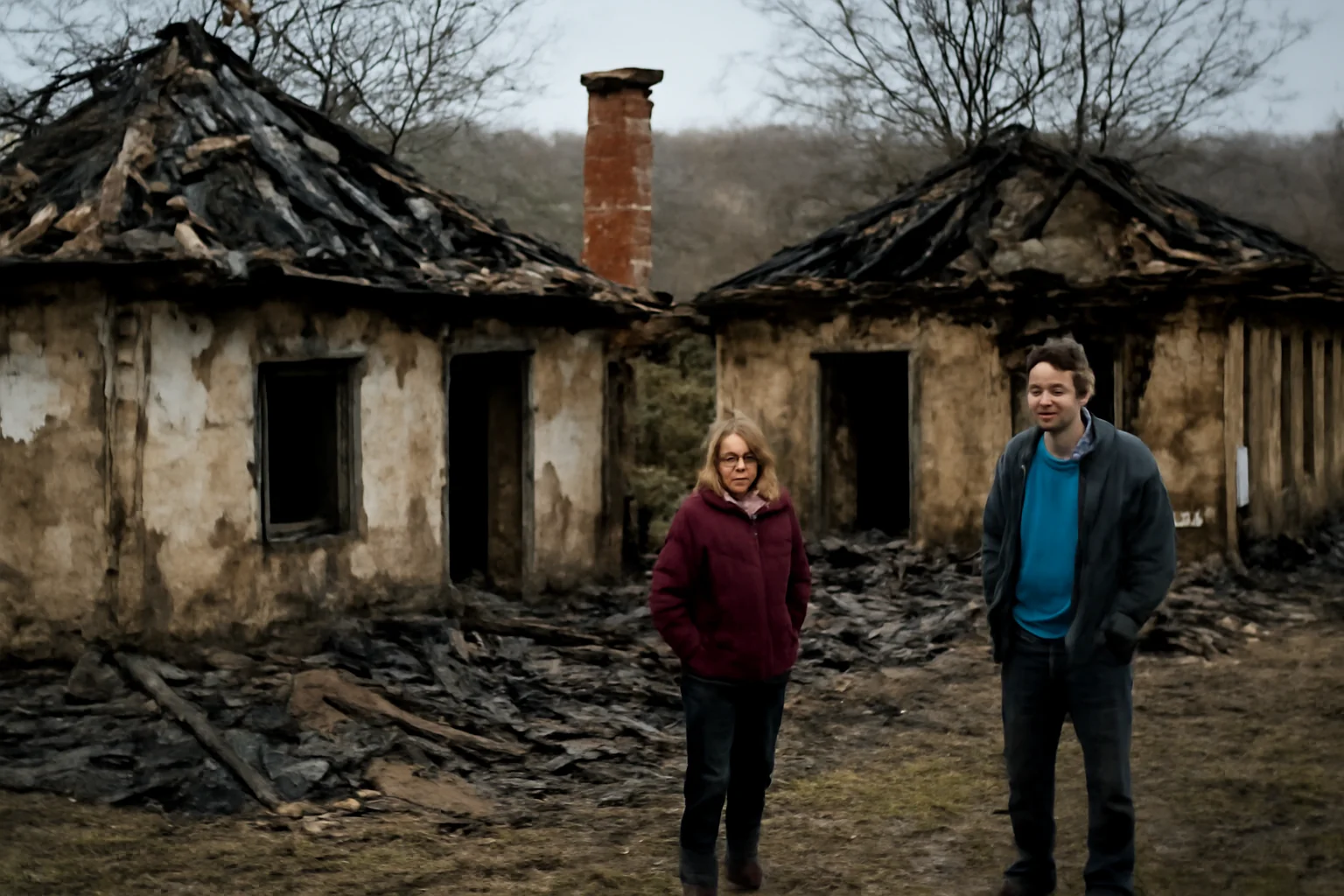 Două gospodării distruse de incendiu în Argeș, caz prezentat public la Pitești