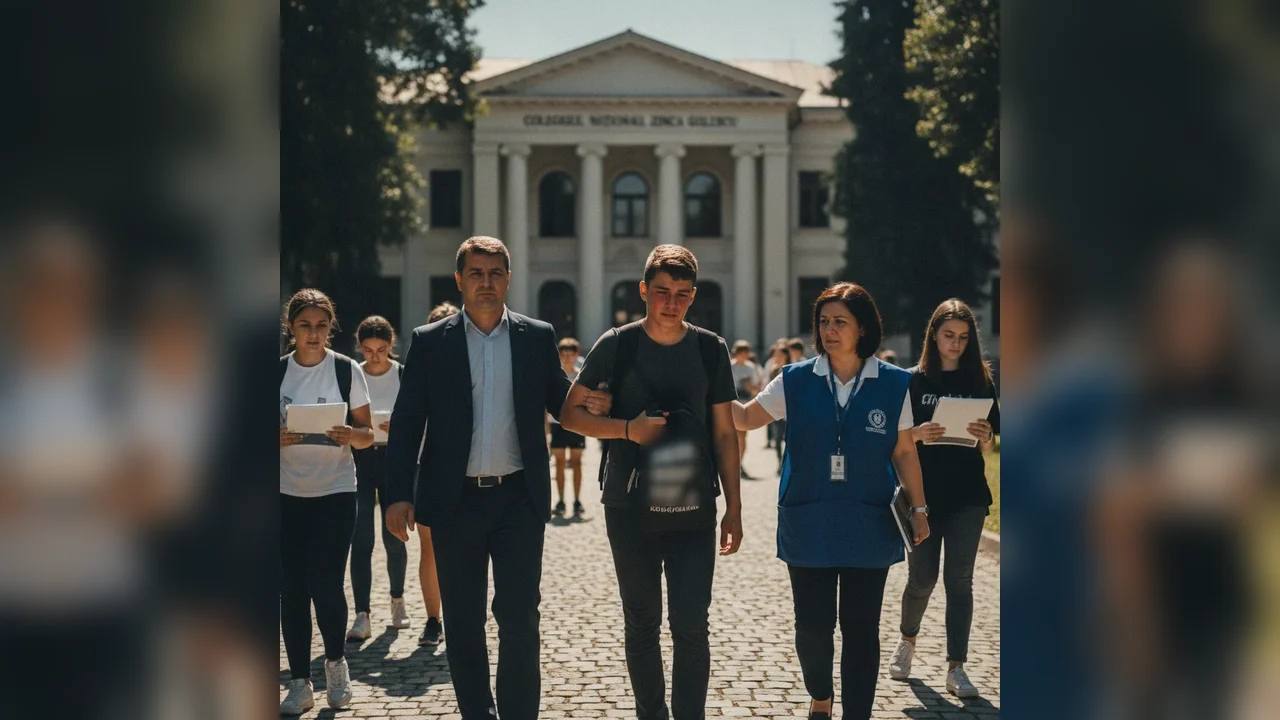 Elev eliminat de la Bacalaureat în Pitești pentru tentativă de fraudă