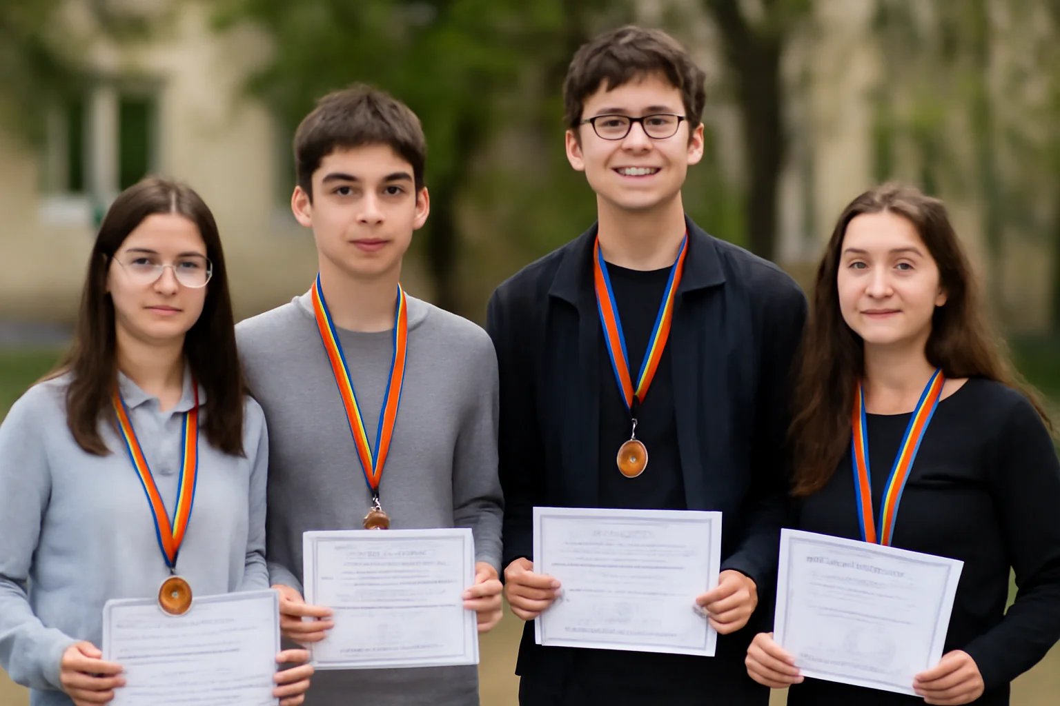 Elevi din Pitești distinși la olimpiada națională de matematică de la București
