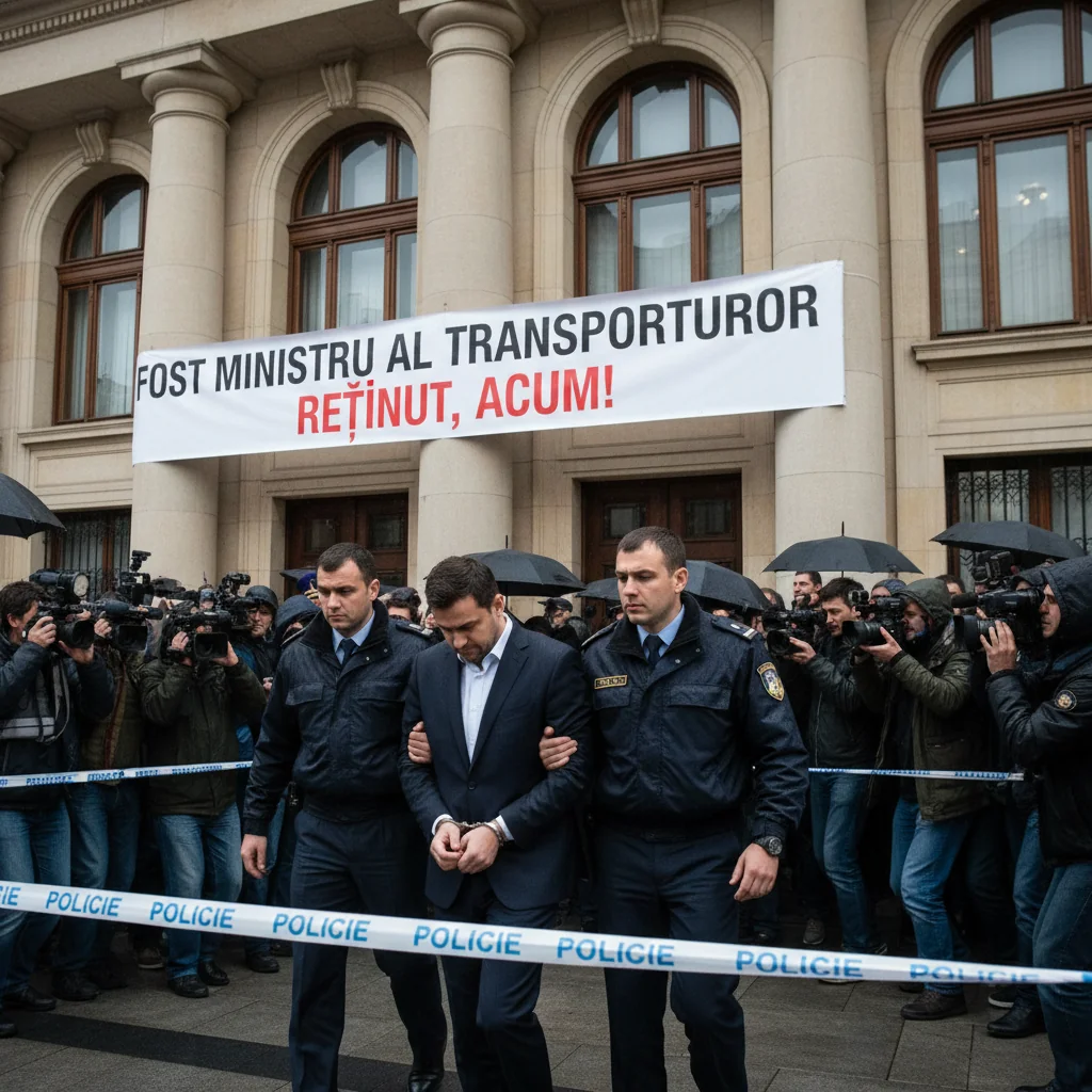 Fost Ministru al Transporturilor, reținut de autorități – Detalii exclusive acum!
