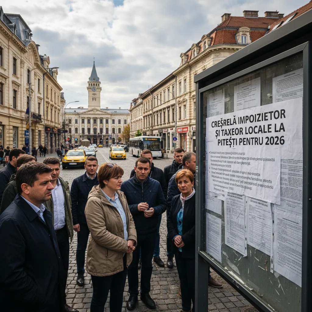 Impozitele și taxele locale pentru 2026 la Pitești, majorate prin indexare cu inflația și posibile noi modificări