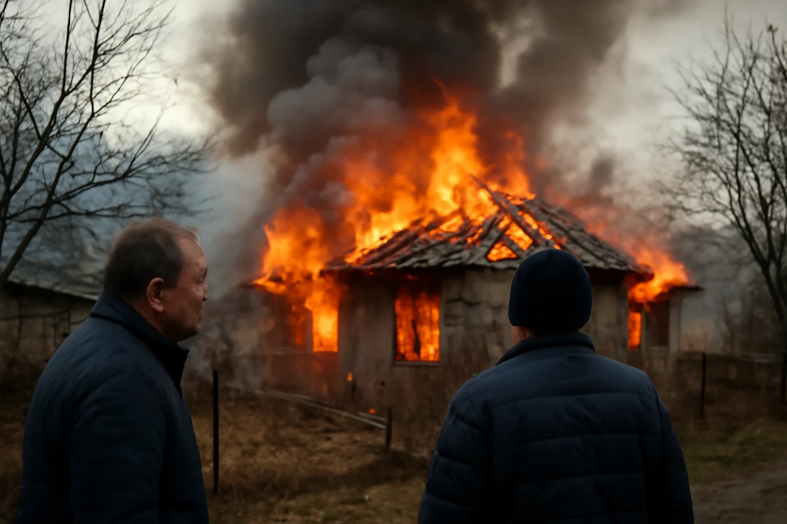 Incendiu devastator în gospodăria din județul Argeș