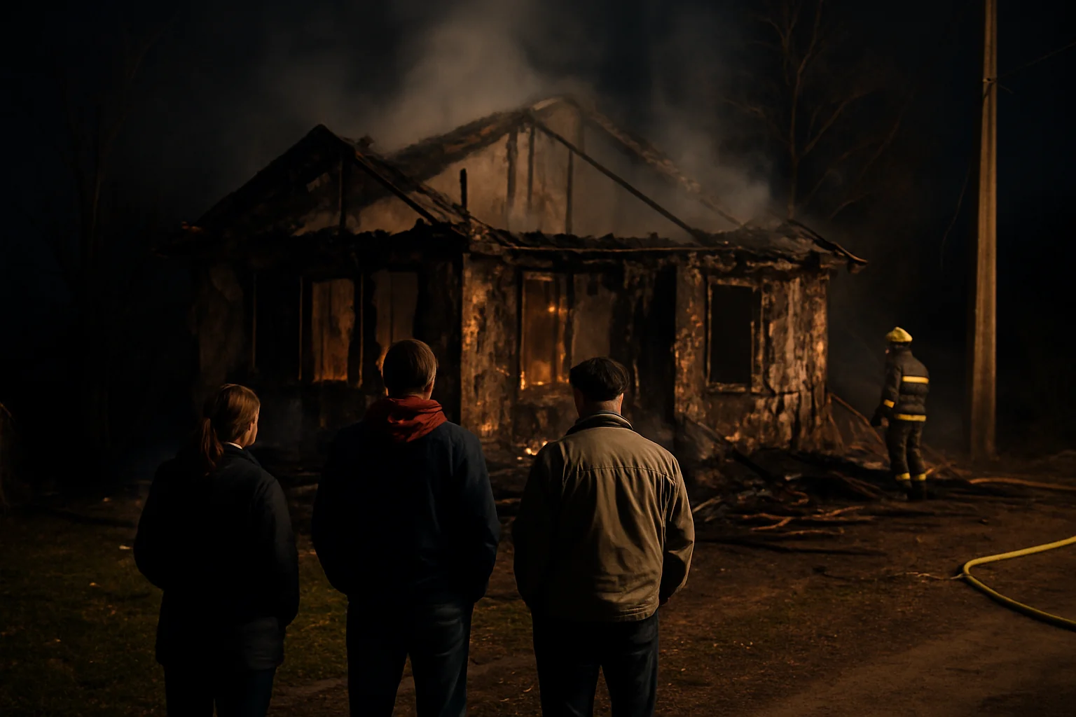Incendiu puternic la o locuință din Braniștea, Galați