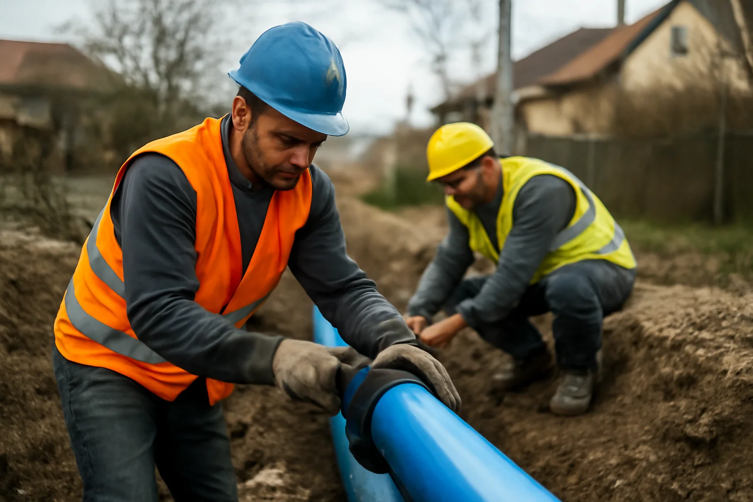 începe construirea unei noi rețele de apă potabilă