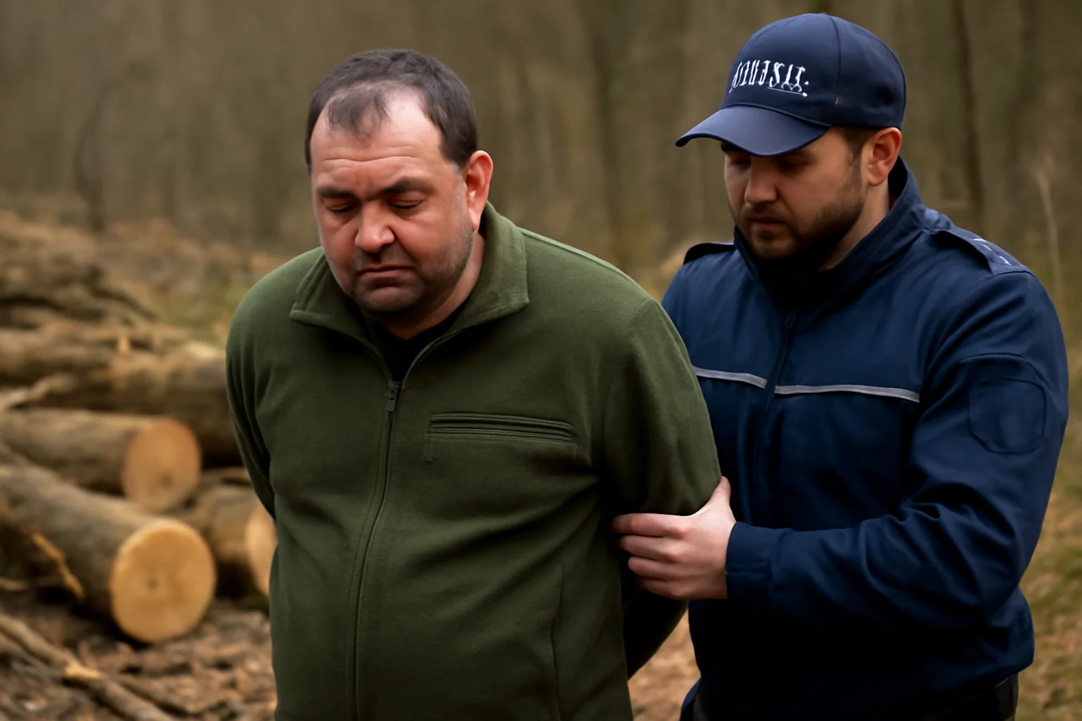 Inspector silvic din Băiculești, reținut la Pitești pentru tăieri ilegale de stejari la Merișani