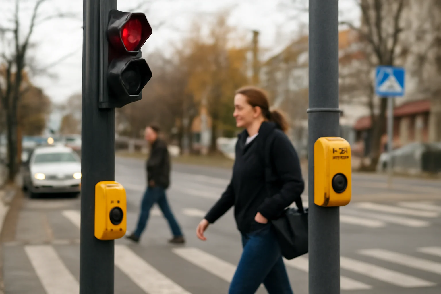 La Pitești au fost activate două treceri de pietoni cu semafoare acționate prin buton