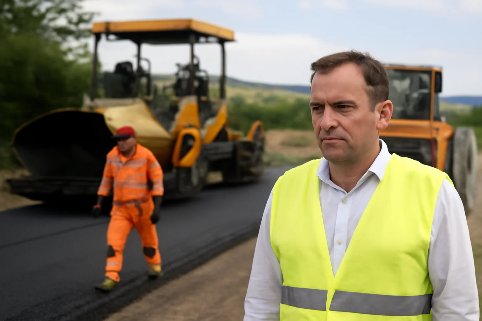 Lucrări la DJ 703G Șuici – Ianculești pentru conectarea Argeșului cu Vâlcea
