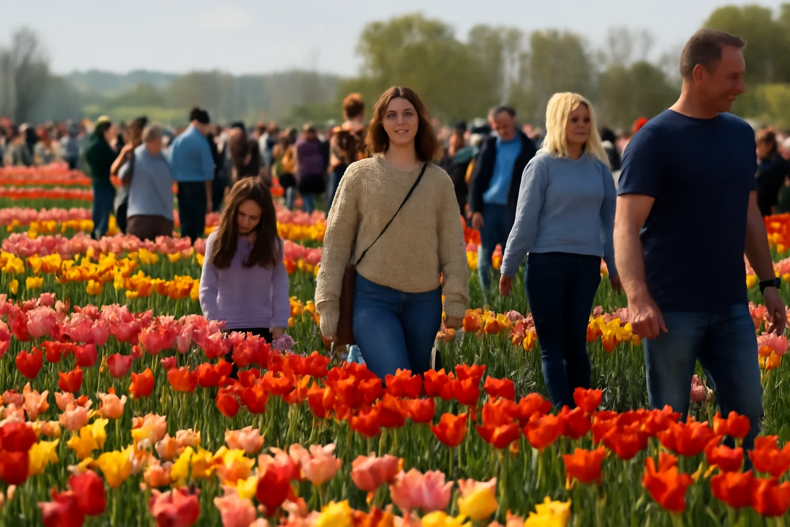 Lunca Argeșului, paradis floral cu mii de vizitatori la festival