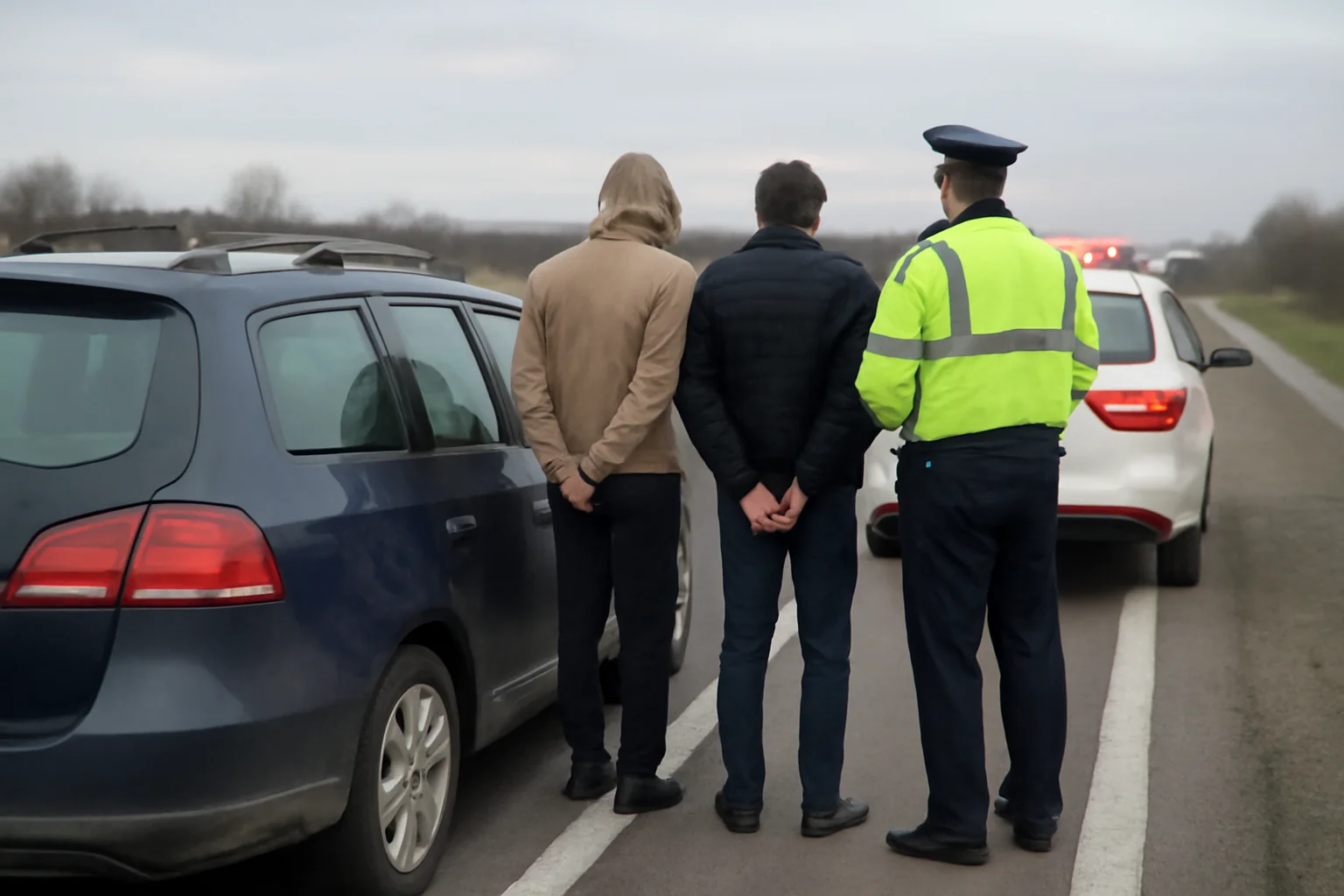 Mașină cu numere străine interceptată pe A1, după un furt de ulei auto în zona Pitești
