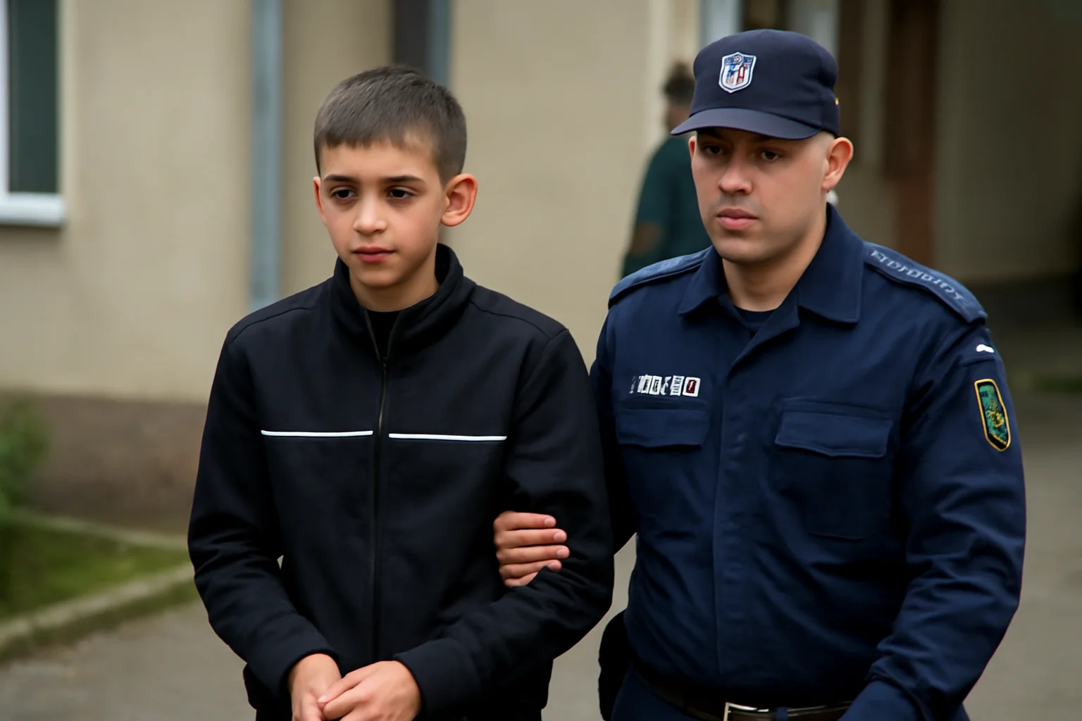 Minor arestat după un atac violent cu cuțitul