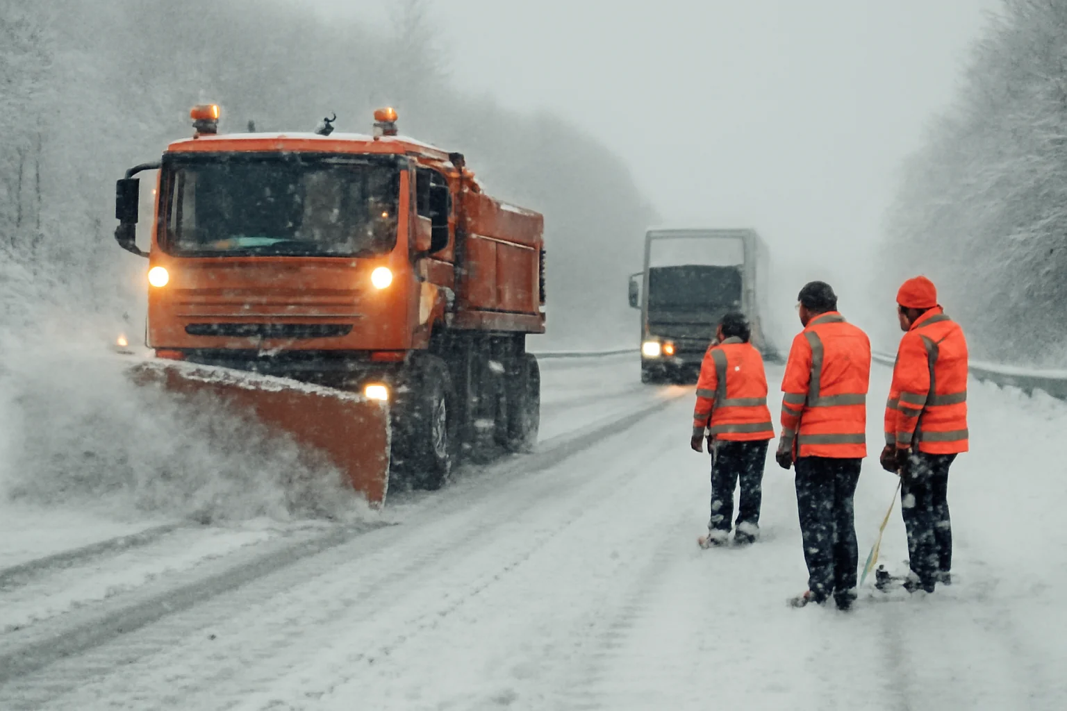 Ninsori puternice și acțiuni de deszăpezire pe A1, cu impact pentru șoferii din Pitești