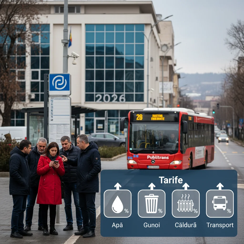 Noile tarife la apă, gunoi, căldură și transportul Publitrans