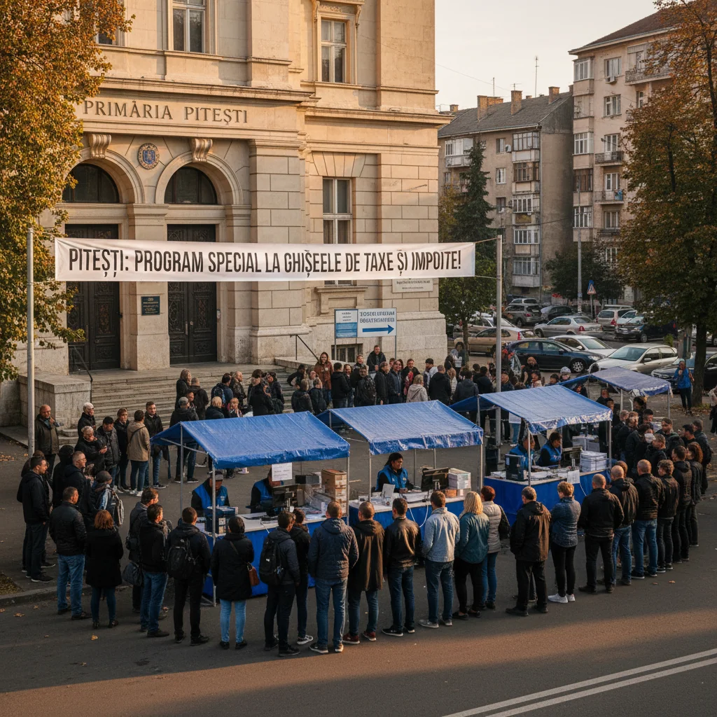 Orar special pentru ghișeele de taxe și impozite