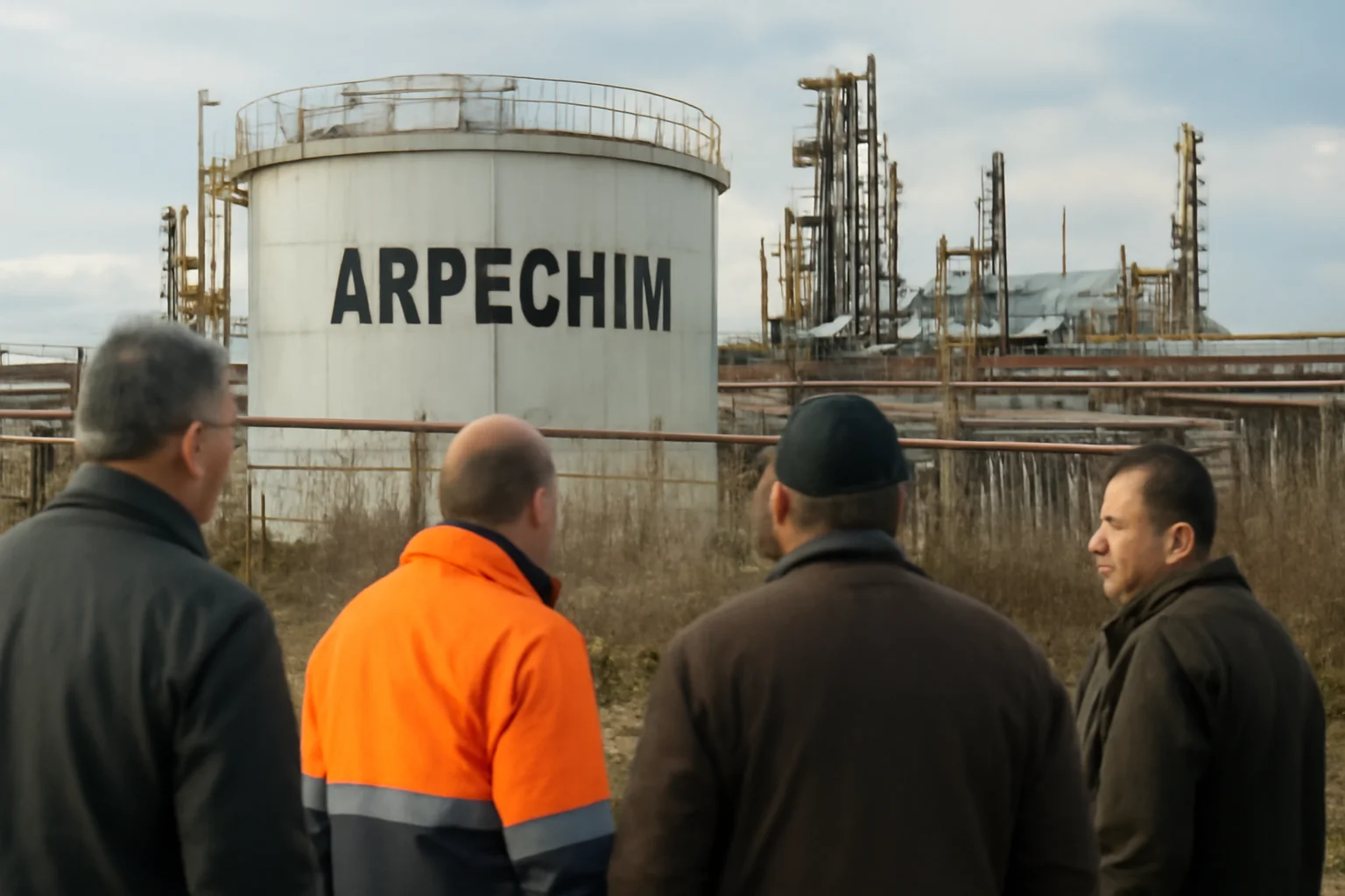 Platforma Arpechim Bradu din județul Argeș, vândută pe bucăți prin licitație la Pitești